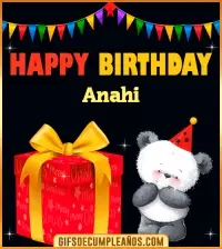 GIF Happy Birthday Anahi